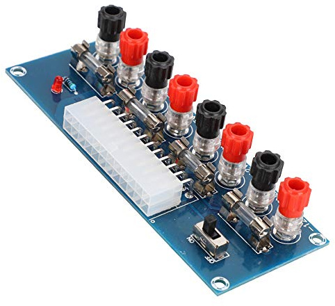 Netzteilplatine, Netzteil mit XH-M229 24-poligem ATX-Anschluss, Netzanzeige, Netzschalter, ATX-Computer-PC-Netzteil, Desktop-Netzteilplatinenmodul für Eingebettete Computerprojekte