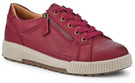 Pavers Womens Wide Fit Zip & Lace Trainers | Spring Summer Collection | Lace Up | Zip