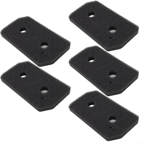 Sileduove Confezione da 5 filtri in spugna di ricambio, per Bosch per Siemens Serie 4 8, filtro in schiuma di ricambio 228 x 128 mm per asciugatrice Isensoric 12007650
