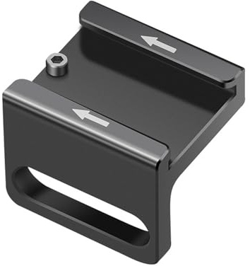 Adattatore di montaggio a slitta fredda in lega di alluminio di lunga durata per accessori per fotocamere e flash esterni LED monitor microfoni