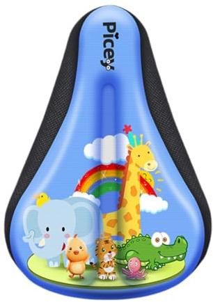 predolo Sitzkissenbezug für Kinderfahrrad, Kleiner Sattelbezug, Memory Foam für Jungen und Mädchen