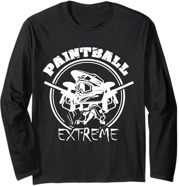 Paintball Extreme paintball markers, helmet, gloves Long Sleeve T-Shirt