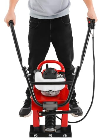 4 Stroke Gas Concrete Wet Screed,1.2 HP Concrete Power Screed Cement Finishing Vibrating Motor Low Fuel Consumption Wet,Commercial Adjustable Handle Vibrating Screed Power Unit,For 3.28-19.69ft Rulers