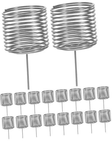 UPKOCH 20pièces Lot De Paniers à Engrais Pour Plantes Boîtes Cylindriques Pour Bonsaïs Et Orchidées Récipients Acier Inoxydable Pour Entretien Des Plantes