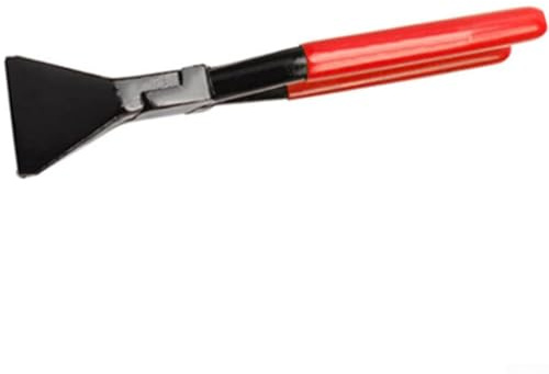Zilimontt Alicates plegables de acero de alto carbono con ángulos de mandíbula de 180°/90°/45° para doblar y alisar chapa metálica en reparación de automóviles, rojo y negro (180°)