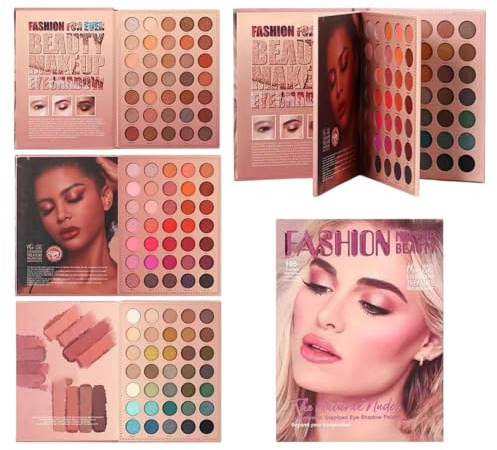 Palette De Visage Complet 105 Couleurs Longue Tenue Fard À Paupières | Beauté pour Yeux Pour Artistes Femmes Mûres Visage Mariage Soirée