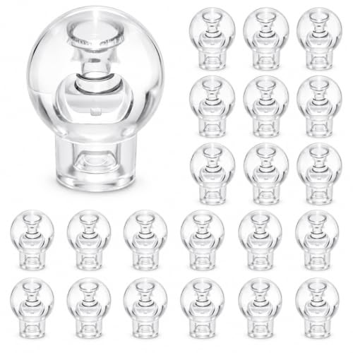 Hawpasy 12PCS Plastic Cord Lock Stopper End Spring Stop Toggle Fastener, Durable Drawstring Toggle Stoppers And Toggles For Cord, Roman Blind Clips For String, Bags, Camping Gear, Jackets And DIY