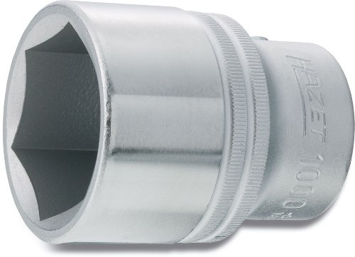 HAZET Steckschlüsseleinsatz 1000-27, 3/4 Zoll (20 mm) Vierkant, SW 27 mm | 3/4 Zoll (20 mm) Vierkant hohl, Antrieb 3/4 Zoll (20 mm) Vierkant hohl, Abtrieb Außenprofil Sechskant, Chrom-Vanadium, 228 g