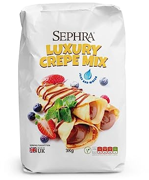 Sephra Luxury Crepe/French Pancake Mix 3kg Bag – “Add Water Only” Mixture