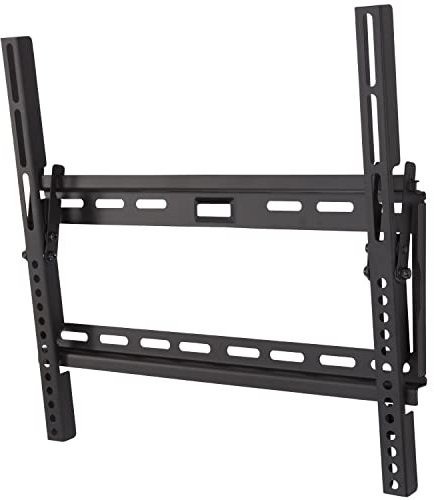 MAHARA Tilting TV Wall Bracket - Mount for TVs and Monitors Up to 55 - Universal VESA Compatibility 50x50mm – 200x200mm - Max 20kg - Black