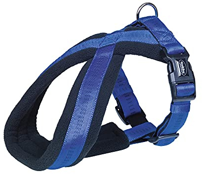 Nobby Komfort Geschirr Soft Grip, blau Bauch: 35-50 cm, B: 25/50 mm, 1 Stück