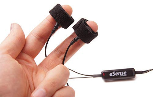 Mindfield eSense Skin Response Bundle | Include più elettrodi | Allenamento e Sollievo dello Stress | Misurazione della Conduttanza Cutanea con Procedure Incorporate per la Meditazione e l'Ansia