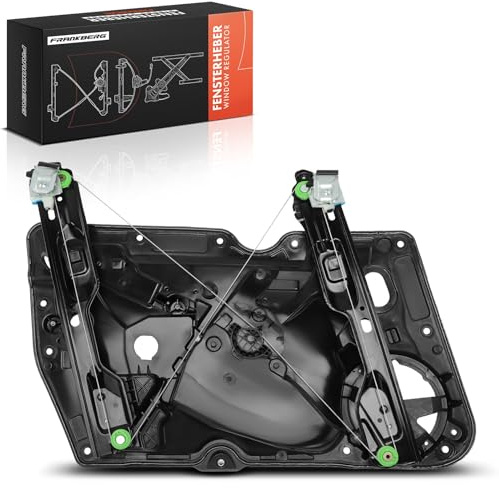 Frankberg Lève-vitre électrique sans moteur avant droit 5K0837462 | avec plaque métallique, électrique, sans moteur, devant, droite, 5K0837462; Compatible avec: Golf VI 5K1