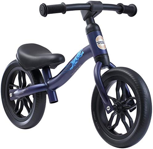 BIKESTAR Federleichtes (3 KG!) Kinderlaufrad Lauflernrad Kinderrad für Jungen und Mädchen ab 2-3 Jahre | Mitwachsendes 10 Zoll Kinder Laufrad Lightrunner | Dunkelblau | Risikofrei Testen