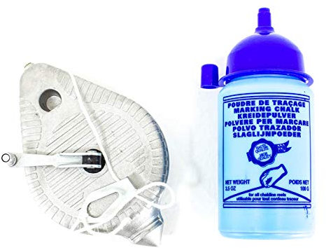 TRACCIALINEE FILO A PIOMBO BLU CON CORDONCINO 30 M per TRACCIARE MARCARE