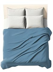 zer0bed, Sábana encimera para Cama de Matrimonio, Color Liso, 100% algodón, 260 x 290 cm, Avio, sábana Plana, 1 Pieza (Solo sábana encimera)