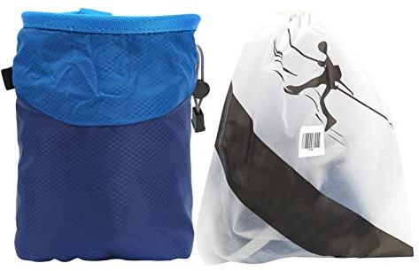 Alomejor Klettern Chalk Bag Klettern Magnesium Powder Bag Magnesium Bag mit Taillengürtel zum Klettern, Bouldern