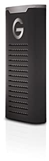 SanDisk Professional 500 GB G-DRIVE SSD, Ultra-robust, stötar, damm och vattentät, bärbar extern NVMe SSD, upp till 1050 MB/s, USB-C (10 Gbps), USB 3.2 Gen 2