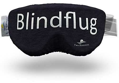 Two Horizons Ski goggles protective cover made of microfibre, elastic, one-size-fits-all, ski goggle protector