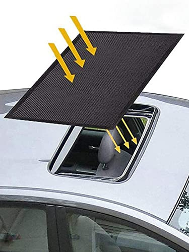 sadfd Toit ouvrant de voiture - Filet magnétique - Filet de toit ouvrant - Pare Soleil Pour fenêtre de toit de voiture - Protection solaire fraîche contre le soleil et les moustiques - Filet respirant