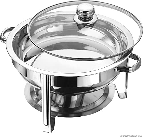 Prima Kitchenware 11048C New Stainless Steel Chafing Dish Set 4.5L