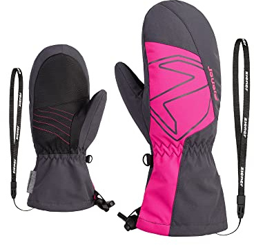 Ziener Lavalino skidvantar/vintersport för barn | vattentät, extra varm, ull, ombre washed, 7