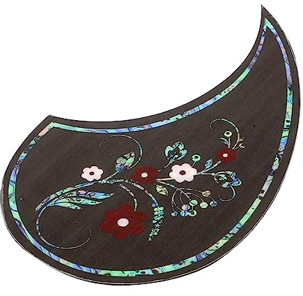 Vaguelly Universal Folk Acoustic Gitarre Pickguard Teardrop Form Selbstkleber Gitarren- Pickguard Aufkleber