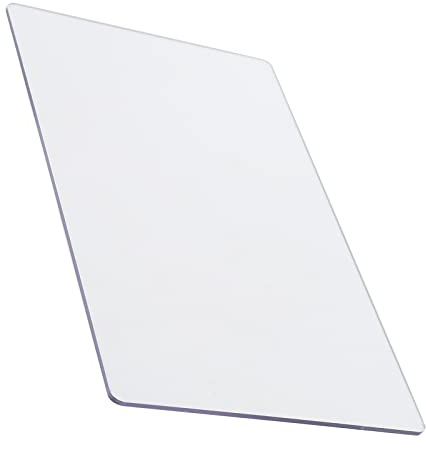 Klare Acryl Schneidpads Transparente Acryl Stanzplatten, 3mm Dicke Embossing Schneidekissen Transparente Stanzplatten für Stanzmaschine Prägung Crafting(7.7 x 5.9 x 0.1in)