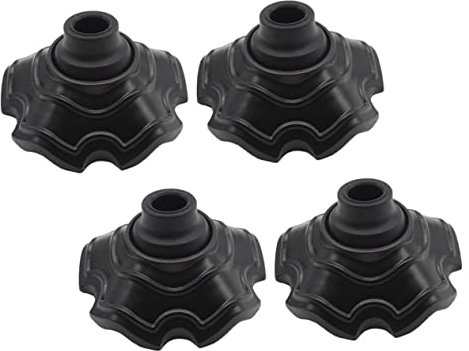 Veemoon 4pezzi Cuscini Per Gambe Di Sedie Da Campeggio in Plastica Resistente Antiscivolo Per Sedie Da Campeggio Tavoli Da Sgabelli Uso All Aperto