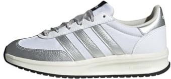adidas Women's Run 70S 2.0 Shoes, Cloud White/Silver Metallic/Off White, 5 UK