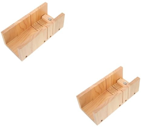 2 Stück Handgefertigte Seifenschneider Formen Nützliche Seifenschneider Form Seifenherstellungswerkzeug DIY Schneideform Multifunktionale Form DIYEAH
