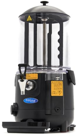 Maxima Distributeur de Lait Chocolat Chaud - 10L - Noir