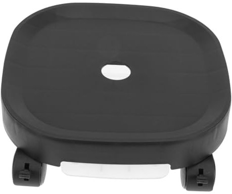 BESPORTBLE Plant con Ruote Girevoli e Freni Supporto Mobile per Piante con Vassoio per Fioriere Base per Vasi da Giardino e Interni Facile Mobilità e Stabilità