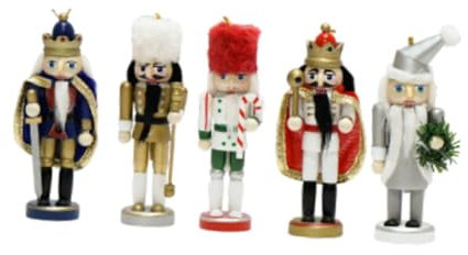 Nishiyuenyi Figuras de Marionetas Cascanueces, Decoraciones para Navidad, Artículos de Arte para Celebraciones, Colgantes para Estantería