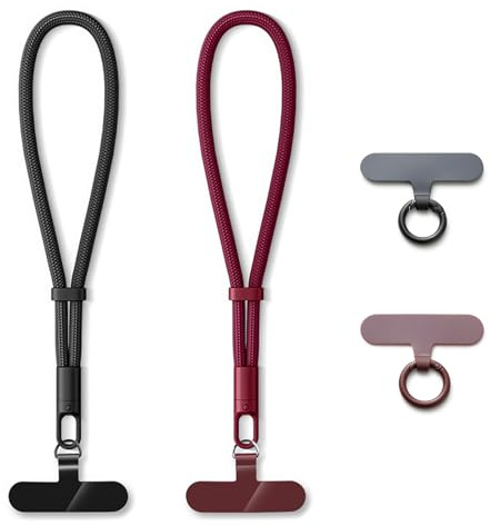 MORSUNBELA Handykette Kurz Universal Handschlaufe Handy 2 Stück | 2 Stück Handyband Kurz für Kopfhörer Handyhülle USB-Stick Kamera Handgelenk