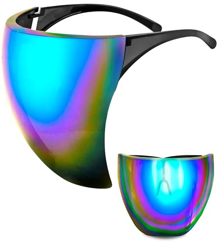 W WIDMANN MILANO Party Fashion Unisex Gesichtsvisier Für Erwachsene Adult Face Visor (pack of 1)