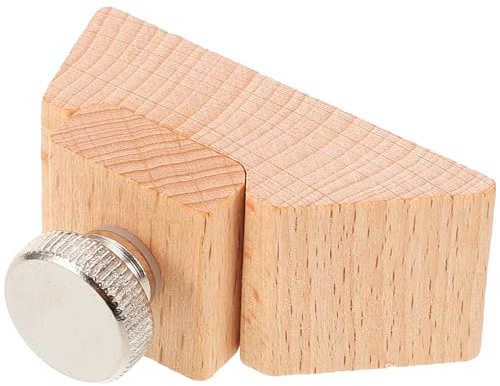 PLAFOPE Beech Wood Hand Sanding Block for Edge Grinding with Sandpaper Holder, Small Drywall Sanding Tool for DIY and Woodworking Polishing