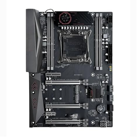 Placa Madre Kit de Placa Base Fit For JGINYUE X99 ATX Intel LGA 2011-3 con CPU XEON E5 2680 V4 DDR4 con 64 GB de RAM M.2 NVME SATA X99-TI D4 Plus