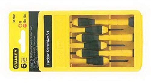 Stanley 0-66-052 - Juego de 6 destornilladores de precisión