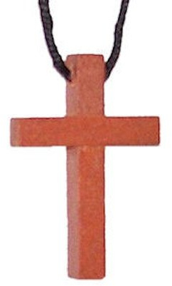 Oriental Trading Co. 48 Wholesale Wooden Cross Necklaces