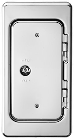 Upmann 10212 Kamintür K11 V4A 11x25 Druck