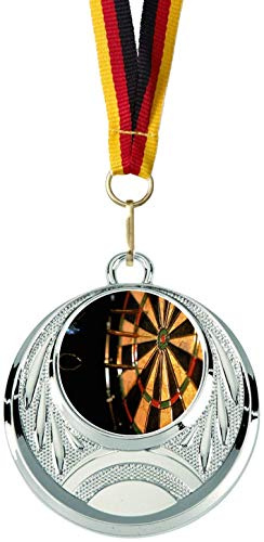 Verlag Reiner Kullack 10er-Set Medaillen »Darts«, mit 25 mm Sportfoto-Emblem (Folie, bunt)