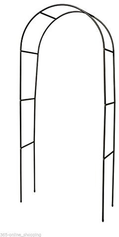 New Metal Garden Arch Heavy Duty Strong Rose Climbing Plants Archway Tubular