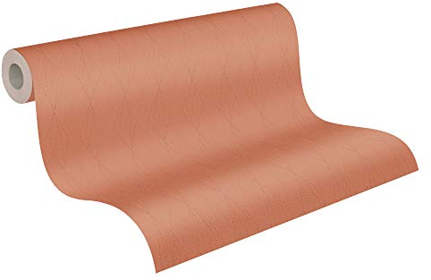 A.S. Création Vliestapete Emotion Graphic Tapete geometrisch grafisch 10,05 m x 0,53 m orange Made in Germany 368794 36879-4