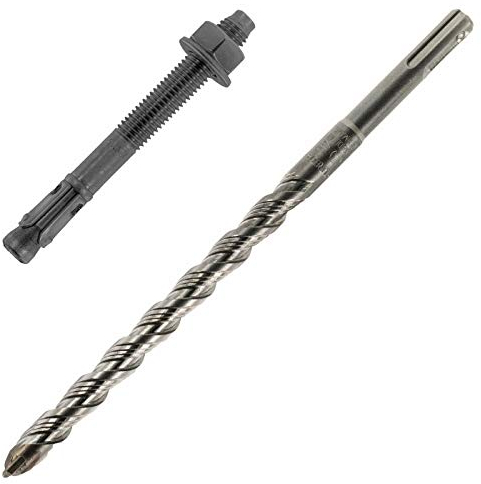 25 Keilanker M12 x 115, ETA Option 1, Edelstahl V4A, incl. SDS-Hammerbohrer 12x210/150