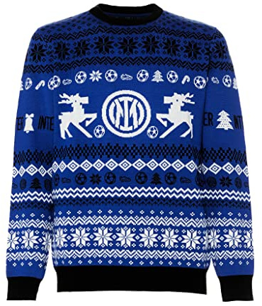 Inter Officiell jultröja, alla årstider, vuxen, unisex