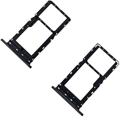 jbTec SIM-Tray/SD-Card kompatibel mit Samsung Galaxy Tab A8 10.5 - Kartenhalter Slot Schlitten Rahmen, Farbe:Dark Gray (Schwarz)