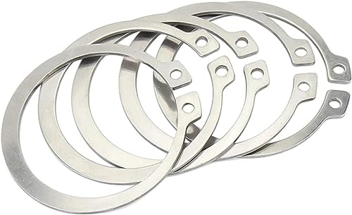 C- Anelli elastici, Anelli elastici, Anello elastico esterno in acciaio inossidabile 304 con clip di fissaggio a scatto 35-47 mm for automobili, componenti elettrici e cuscinetti, 5 pezzi (Colore: 37
