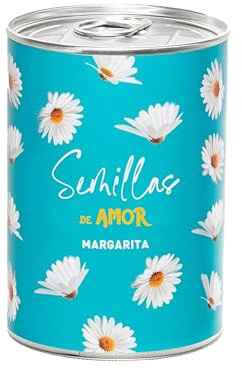 Kit para Plantar Flores en Caja - Semillas de Flores de Colores - Regalo Original para Amigos, Familiares, Fiestas y Cumpleaños - Regalo Ecológico para Día de San Valentín - Fácil de Usar (Margaritas)