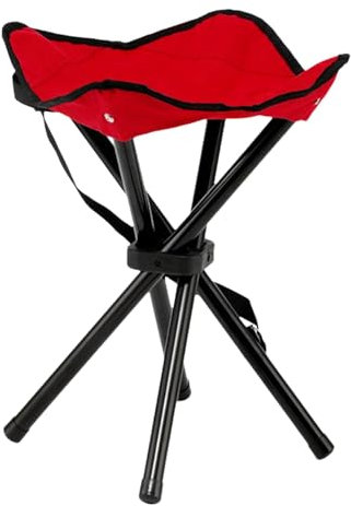 Poupangke Klappbarer Campinghocker, tragbarer Klapphocker | Klappbarer Campingsitz | Tragbarer Campinghocker, Leichter Faltbarer Hocker für Outdoor-Wanderungen, Rucksacktouren, Angelpicknicks
